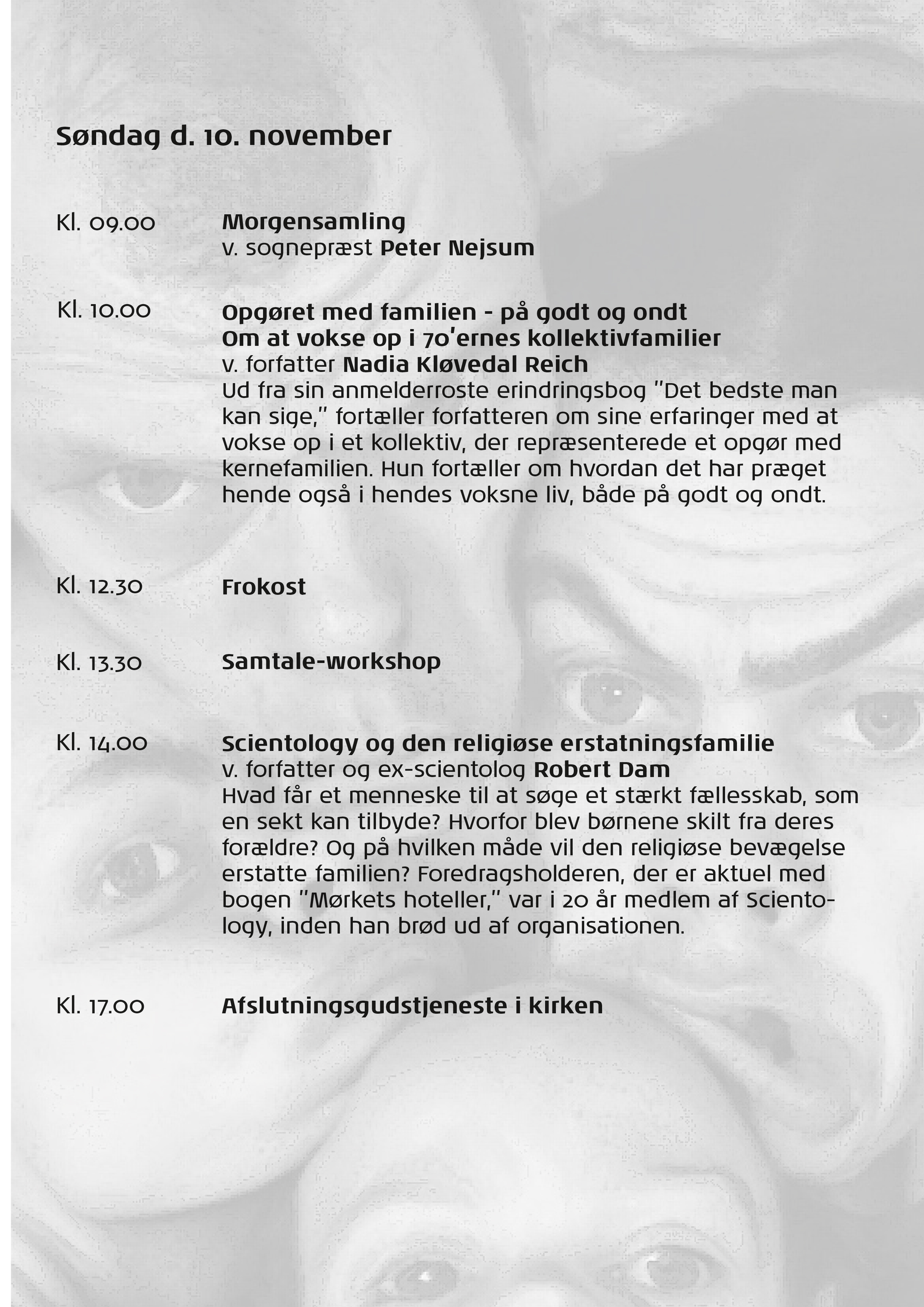 Efterårshøjskolens program, side 2