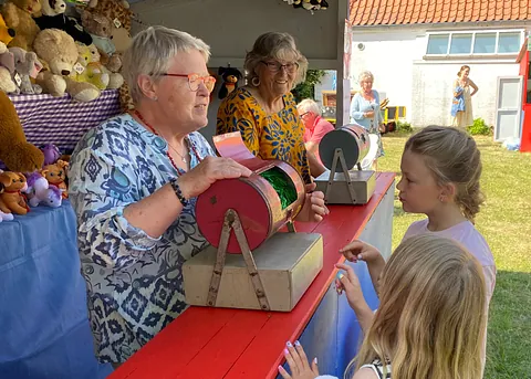 Tombola med bamse-gevinster